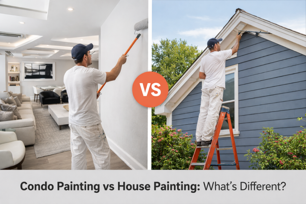 Condo Painting vs House Painting