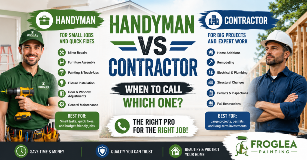 Handyman vs Contractor