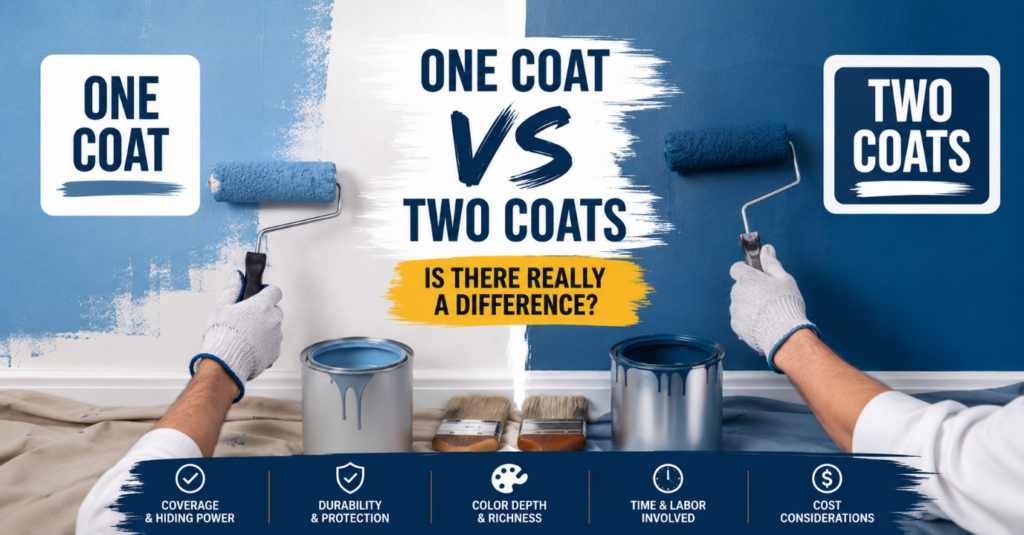 One Coat vs Two Coats